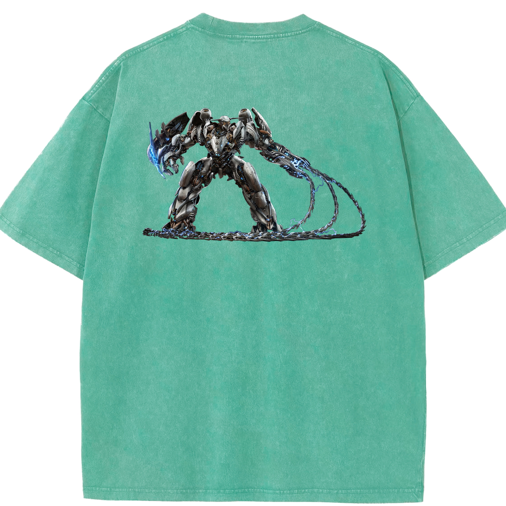 （画像用）  綿100% ヴィンテージ風 半袖Tシャツ（背面プリント）